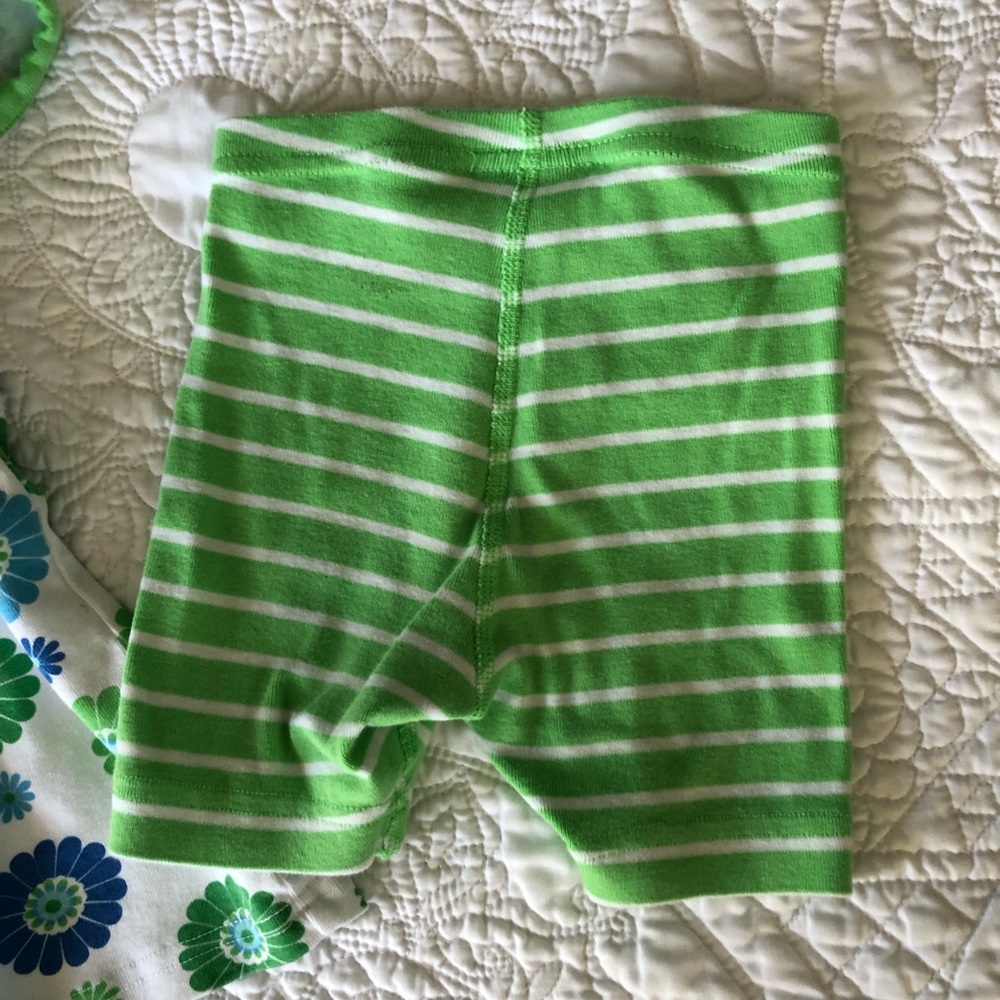 Hanna Andersson Size 80 Green Blue Dress Set - Picture 7 of 8